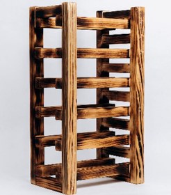 Resim Şarap Raf Ahşap 