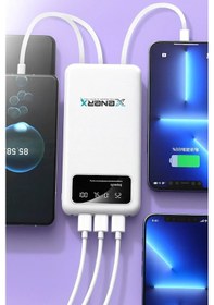 Resim Enerx Enr-p20dc 20000 Mah 2.1 Amper Dahili Kablolu Powerbank Siyah 2 20.000 Mah 