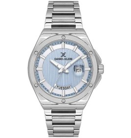 Resim Dke.1.10787-5 Çelik Kaplama 3 Atm Suya Dayanıklı Takvim Göstergel Çok Renkli 