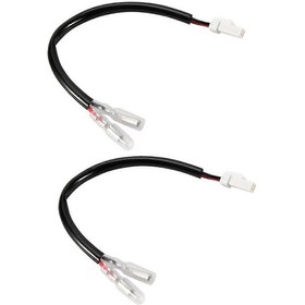 Resim 36v 48v Elektrikli Bisiklet Işığı Scooter Lambası Elektrikli Bisiklet 4 Led Ön Far Ultra Parlak Spot Işığı Korna İle 