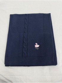 Resim belpa Kuğu Concept Triko Bebek Battaniyesi %100 Pamuklu,Saç Örgü Detaylı,Kız Bebek Erkek Bebek Battaniyesi,Kalın Triko Bebek Battaniyesi 