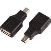 Resim Koodmax 5 Pin Mini Usb Erkek To Usb Dişi Adaptör - Mini Usb Otg 