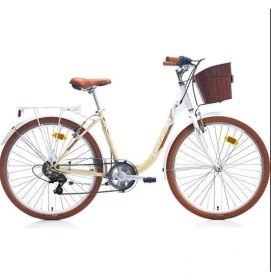 Resim Carraro Juliana 28 430H Şehir Bisikleti Beyaz-Bej-Kahverengi 