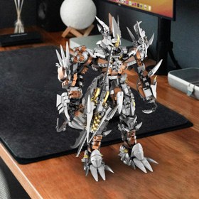 Resim Mecha Robot Yapı Seti, 1620 Parça, Esnek Aksiyon Figürü 