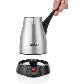 Resim Sinbo SCM-2957 Elektrikli Cezve Kahve Makinesi Inox 