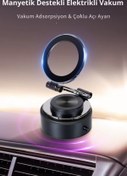 Resim Wearfitpro Güçlü Mıknatıslı 360 Derece Dönebilen Ev Araba Her Alana Uyumlu Elektrikli Vantuz Cep Telefon Tutucu 