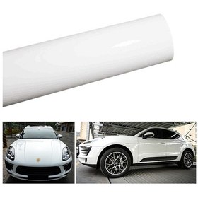 Resim Padalink Beyaz Pvc Araba Parlak Renk Değiştirme Filmi - Korozyon Ve Çizik Koruması - 152x30 Cm Dekoratif Vinyum 