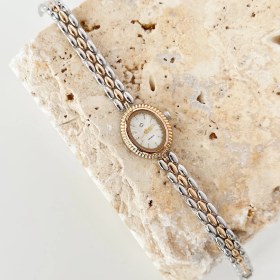 Resim Vesce Atelier Duero Gold Gümüş Beyaz Saat 
