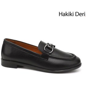 Resim Gönderi(R) Gönderi R Kadın Siyah Tokalı Hakiki Deri Loafer Ayakkabı Ddza78245252 Siyah 