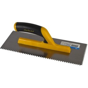 Resim Dekor Açık Saplı Üçgen Dişli Seramik Malası 30 CM 