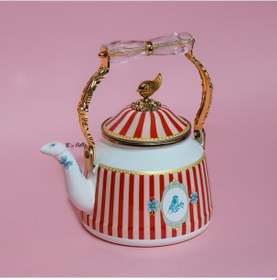 Resim Bellisima Emaye Kettle Demlik 2,5 Lt Pembe 