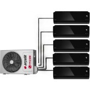 Resim Arçelik Mirror A 5+1 Inverter 9+9+9+9+12 30000 BTU 1+4 Multi Inverter Klima 