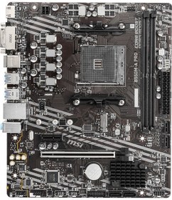 Resim MSI B550M-A PRO AMD B550 4600 MHz (OC) DR4 Soket AM4 mATX Anakart 