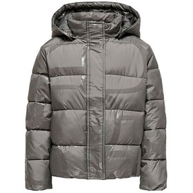 Resim Only Kogmercedes Life Aop Puffer Çocuk Günlük Mont 15327417-december-sky Gri 
