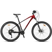 Resim Kron XC 500 - 29" MTB - 19' - 20 Vites - H.DISC - Mat Siyah-Elektrik Kırmızı / Siyah-Elektrik Kırmızı 
