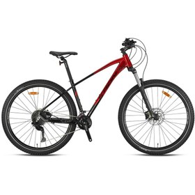 Resim Kron XC 500 - 29" MTB - 19' - 20 Vites - H.DISC - Mat Siyah-Elektrik Kırmızı / Siyah-Elektrik Kırmızı 
