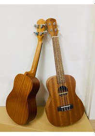 Resim Masif Maun Ağacı Karma Model Concert Boy Ukulele 