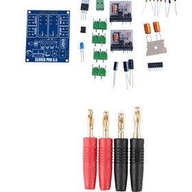 Resim Guangdong Spirit Adet 4mm B7 24K Müzik Hoparlör Kablosu Tel Pin Muz Fiş ve 1 Takım 12-24V Çift Röle 7812 + UPC1237 Hoparlör Kartı Modülü 