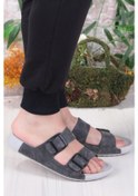 Resim Benetton 1416 Comfort Taban Deniz Plaj Havuz Erkek Terlik Füme 