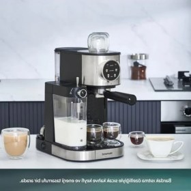 Resim Cekar Store Homend Coffeebreak 5015H Süt Köpürtücülü Manuel Espresso Makinesi 