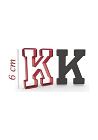 Resim 6 Cm K Harfi Kurabiye Kalıbı 