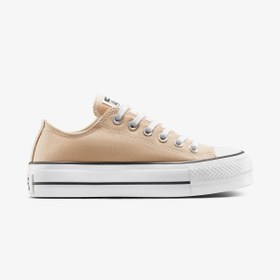 Resim Converse Chuck Taylor All Star Lift Kadın Bej Platform Sneaker 