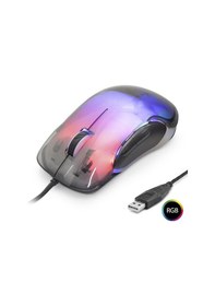 Resim Büro Ev Ofis Bilgisayarı İçin Kristal Siyah 6tuş 1000hz 7200 Dpı Gaming Mouse - 