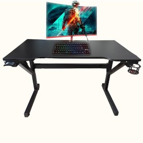 Resim X My Table Led'li Rgb'li Kumandalı Oyuncu Masası 115 x 65 x 76 Siyah 