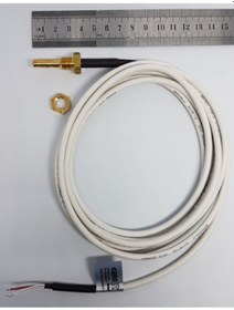 Resim Gemo Pt100-6s-slk ,m6x30mm Pt100 Rakorlu Bayonet Isı Sensör 