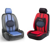 Resim Araç Koltuk Bel Destek Minderi Oto Araba Sırt Dayama Yastığı Sırtlığı 