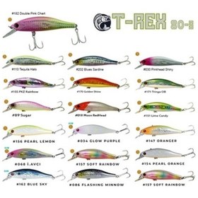 Resim Fujin T-rex 80s 11gr 80mm Maket Balık 030 Pink Head Shiny 