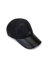 Resim Tamer Tanca Erkek Deri & Tekstil Siyah Beyzbol Şapka 524 1143 Spk Sk25-26 Sıyah Kmflj Siyah Melanj 