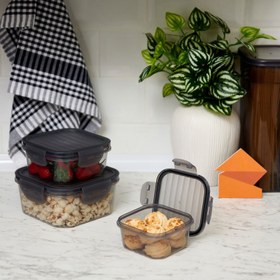 Resim Qlux Quick 3'lü Sızdırmaz Saklama Kabı Seti 