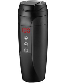 Resim Moveevo Araç İçin Isıtıcı Bardak 12v/24v - 450ml, 90w, 25-100 C, Gıda Kalitesi Plastik Ve Çelik, Siyah Sadece Araç Kullanıma 