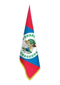 Resim Belize Bayrağı -ofis-makam-toplantı Odaları - Saçaklı Makam Bayrağı 1 