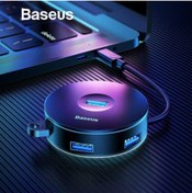 Resim Baseus Hub Usb Çoğaltıcı Usb 3.0,t0 Usb 3.0 4 Usb Port Çoklayıcı 5gbps Yüksek Hızda Iletim Beyaz 