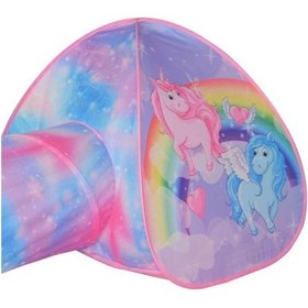 Resim We Camp Unicorn Tünelli Oyun Çadırı Çok Renkli 