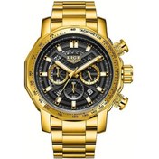 Resim Fochsia Lıge Öğrenci Spor Kronograf Kuvars Saati Büyük Kadran Aydınlatmalı Golden Diğer 