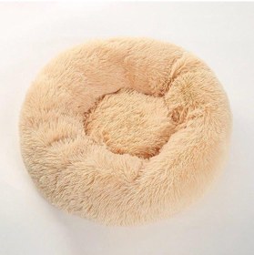 Resim Mengtuo Kış Yeni Yuvarlak Peluş Sıcak Köpek Pedi M Boyutu Haki 50 X 50 Cm At 