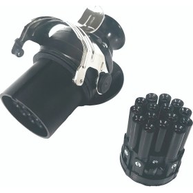 Resim 15'li Tır Dorse Direkli Römork Fişi Vidalı Erkek - Wolfram 70361 