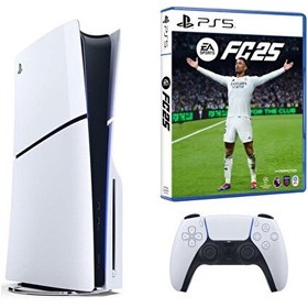 Resim Sony Playstation 5 Slim CD Edition Oyun Konsolu - Fifa FC 25 PS5 Oyun (İthalatçı Garantili) 
