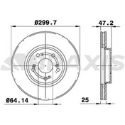 Resim ON FREN DISK AYNASI HAVALI HONDA ACCORD VIII 202 CDTI 204 03-08 (300X5) 