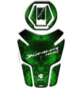 Resim Bajaj Dominar 400 Tank Pad 009 Yeşil Siyah 