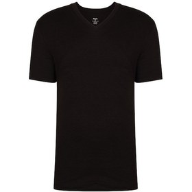 Resim Rich Erkek V Yaka 4'lü Paket Basic Kısa Kollu T-shirt Çok Renkli 
