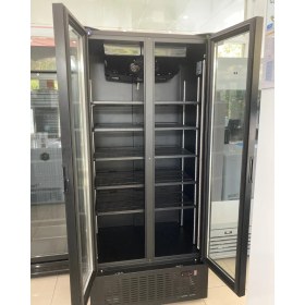 Resim Marketcooler 900D2K Dikey 2 Kapılı Premium Siyah Şişe Soğutucu 