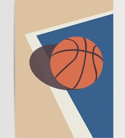 Resim Basketbol İllüstrasyonu - 30x40 cm 