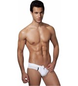 Resim Doreanse Fermuarlı Slip Külot 1269 Beyaz 