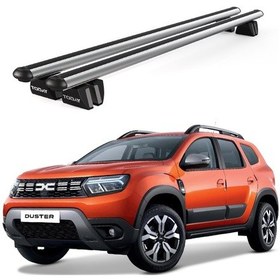 Resim Pençe Dacia Duster 2018 Ve Sonrası Uyumlu Gri Ara Atkı Port Bagaj Tavan Barı 