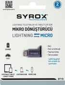 Resim Syrox Dt15 Microusb To Lightning Dönüştürücü 