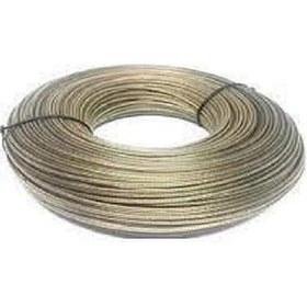 Resim 40 Metre Izoleli Çelik Halat 3 Mm Pvc Kaplı Çamaşır Ipi 